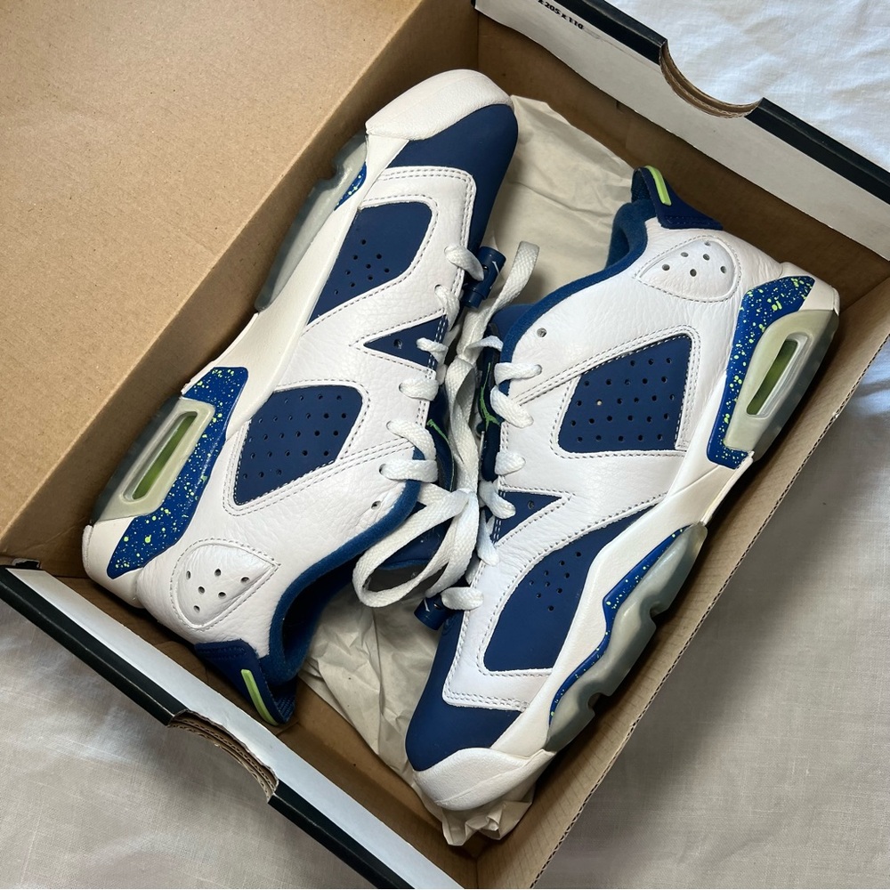AIR Jordan 6 retro low- Ghost Green